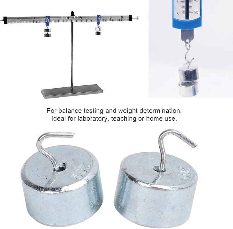ZIZEV Hooked Weight Mass, ±2% Accuracy Hooked Weight Sturdy for Classroom - Image 4